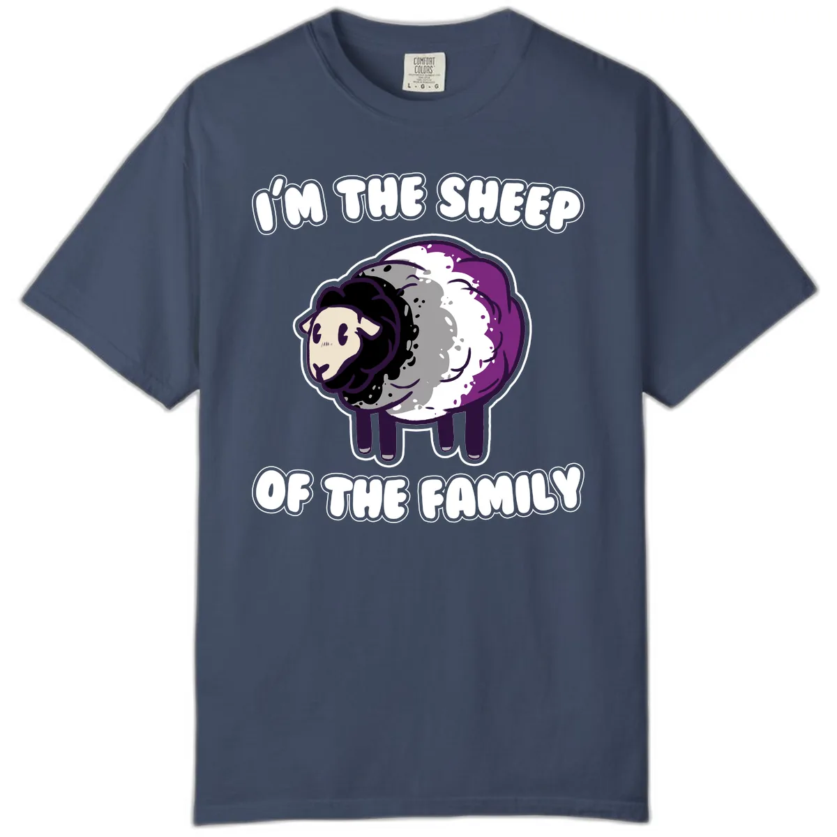 I'm The Sheep Of The Family Comfort Color in Midnight
