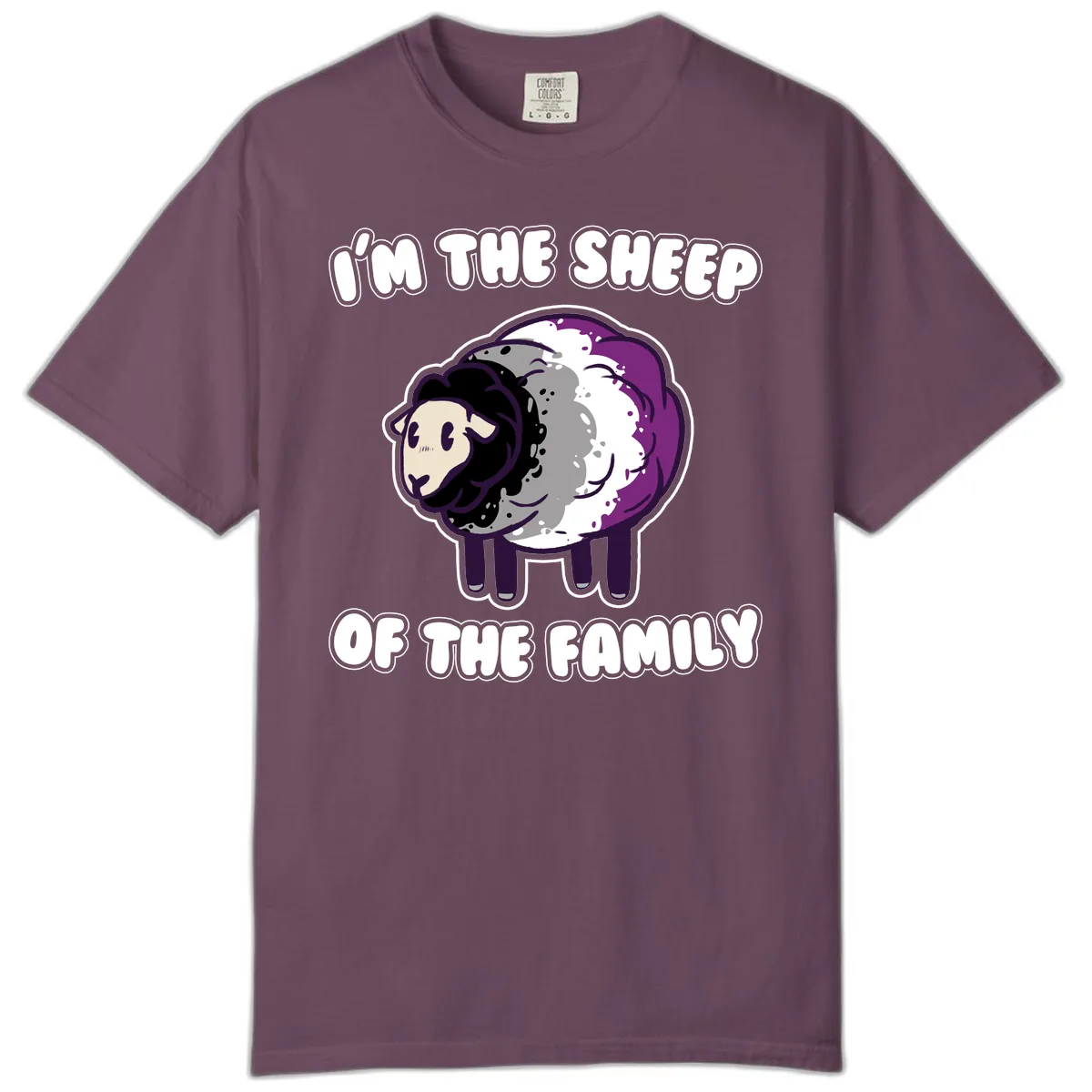 I'm The Sheep Of The Family Comfort Color in Berry