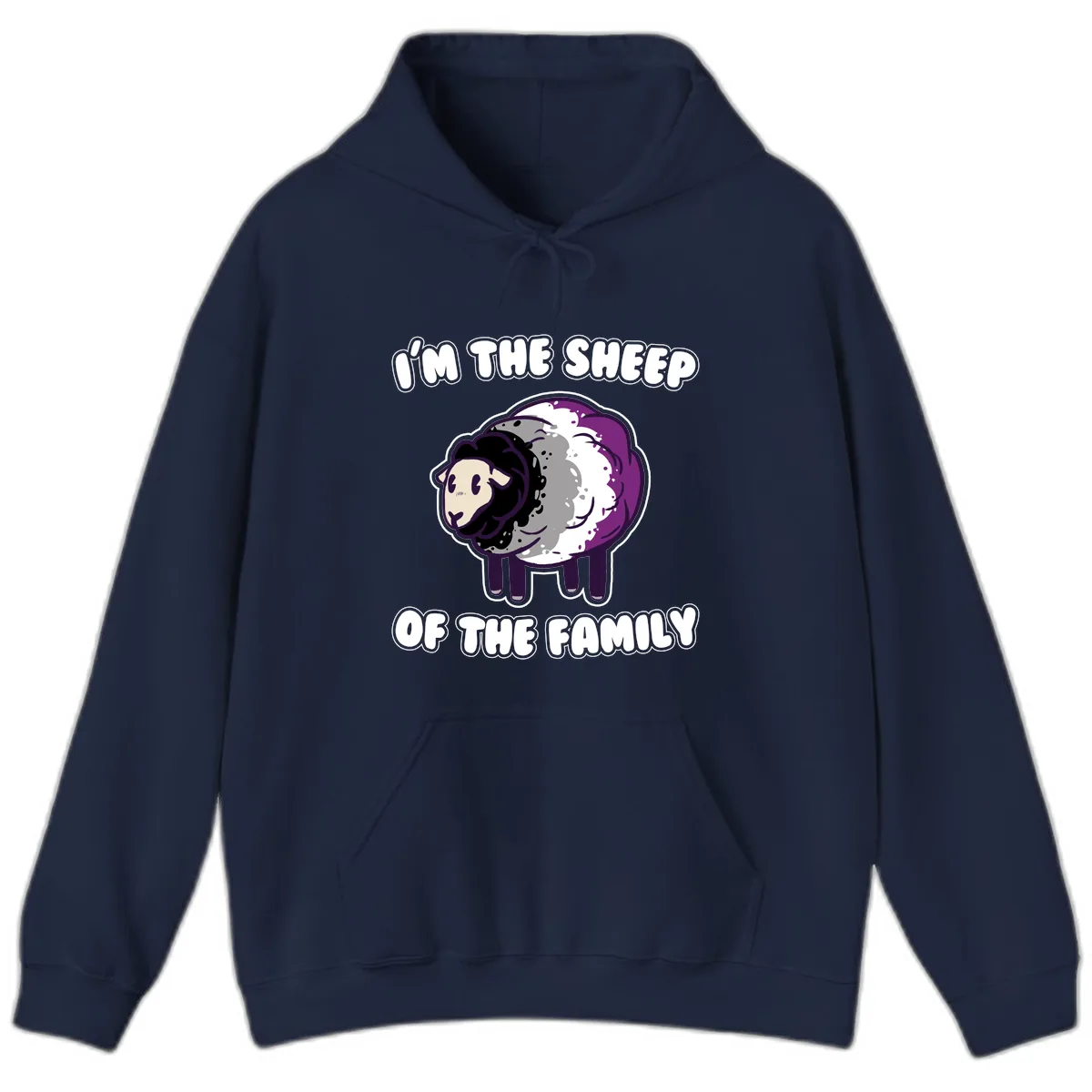 I'm The Sheep Of The Family Hoodie in Navy