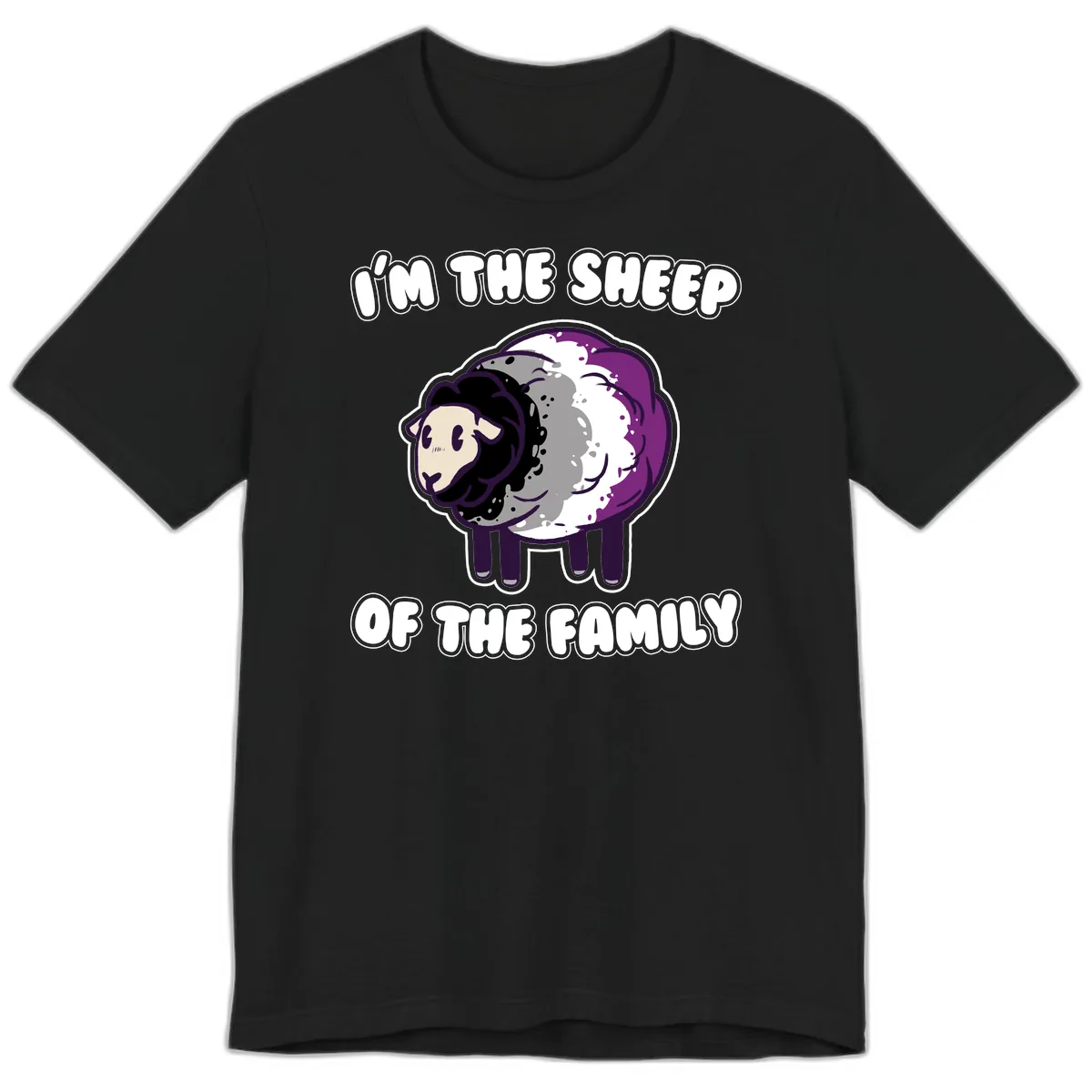 I'm The Sheep Of The Family Premium T-Shirt in Black