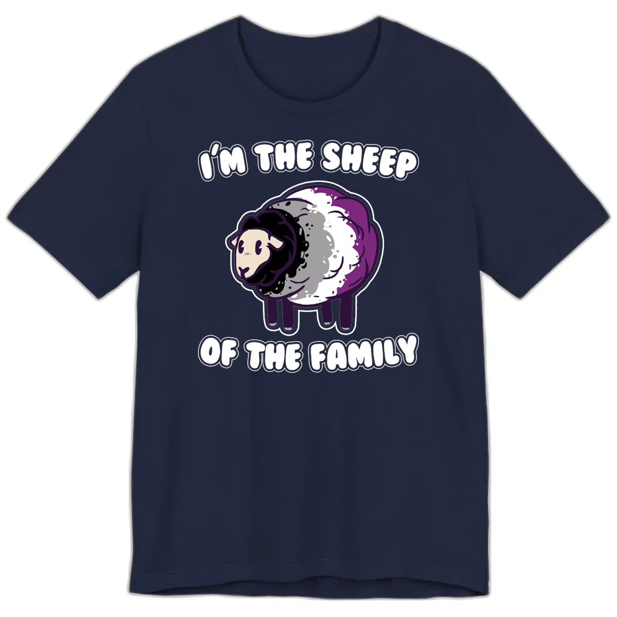 I'm The Sheep Of The Family Premium T-Shirt in Navy