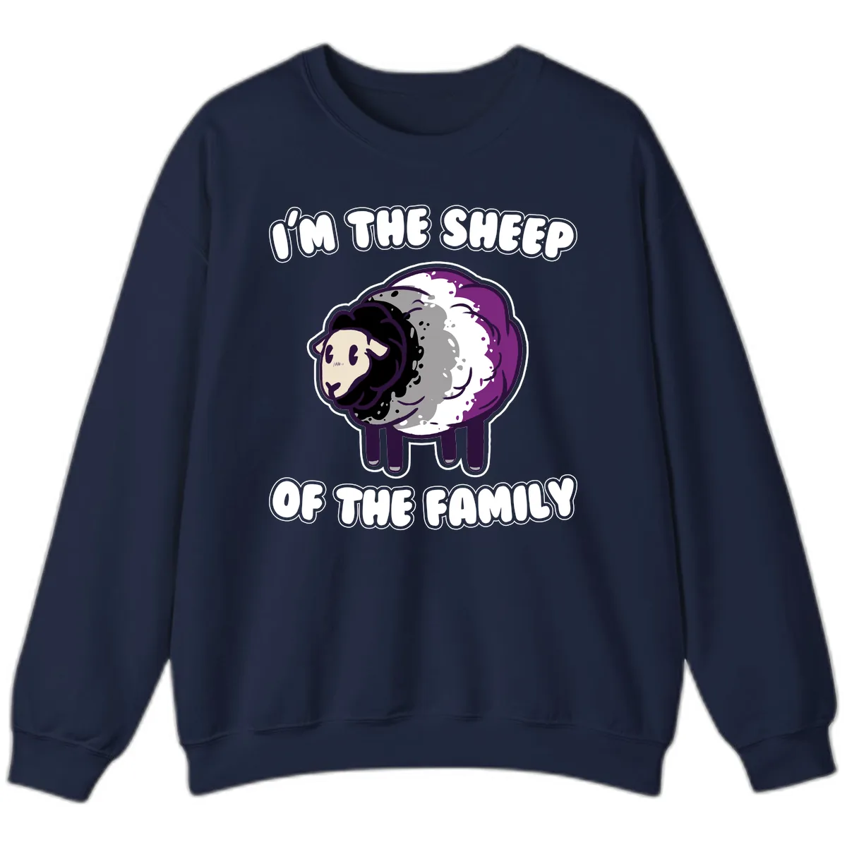 I'm The Sheep Of The Family Sweatshirt in Navy