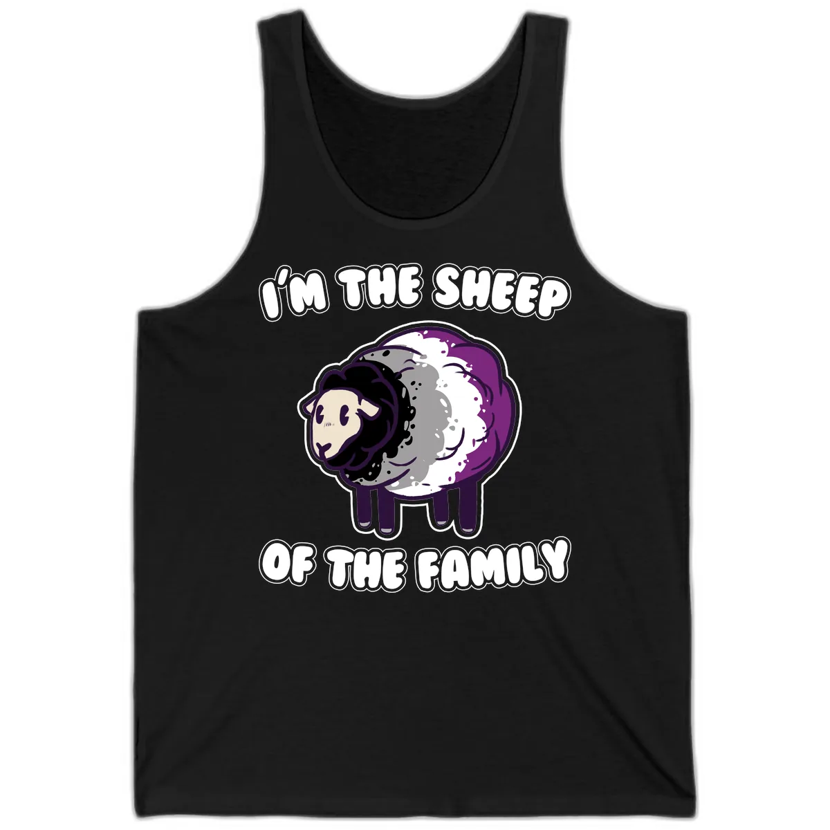 I'm The Sheep Of The Family Tank in Black