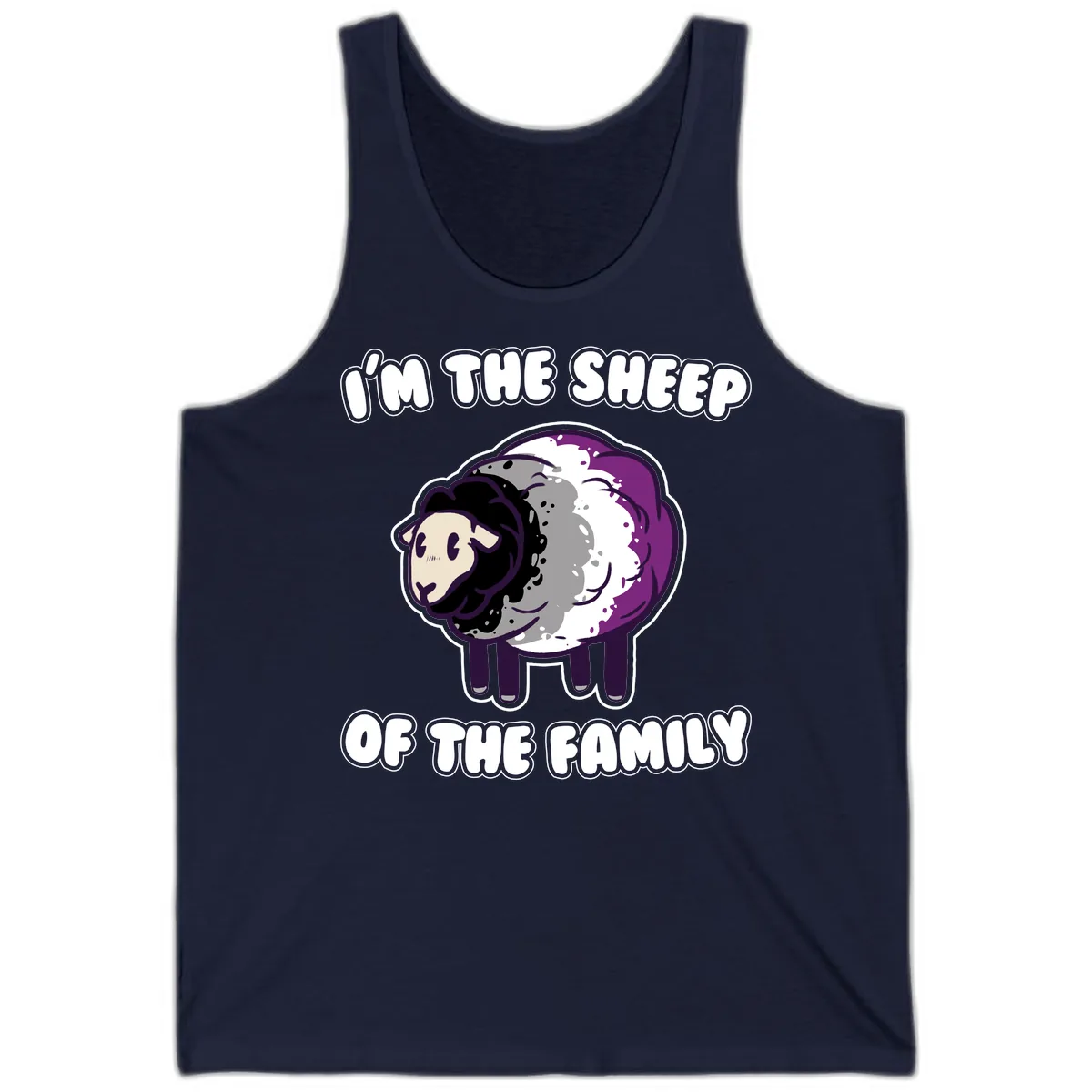 I'm The Sheep Of The Family Tank in Navy