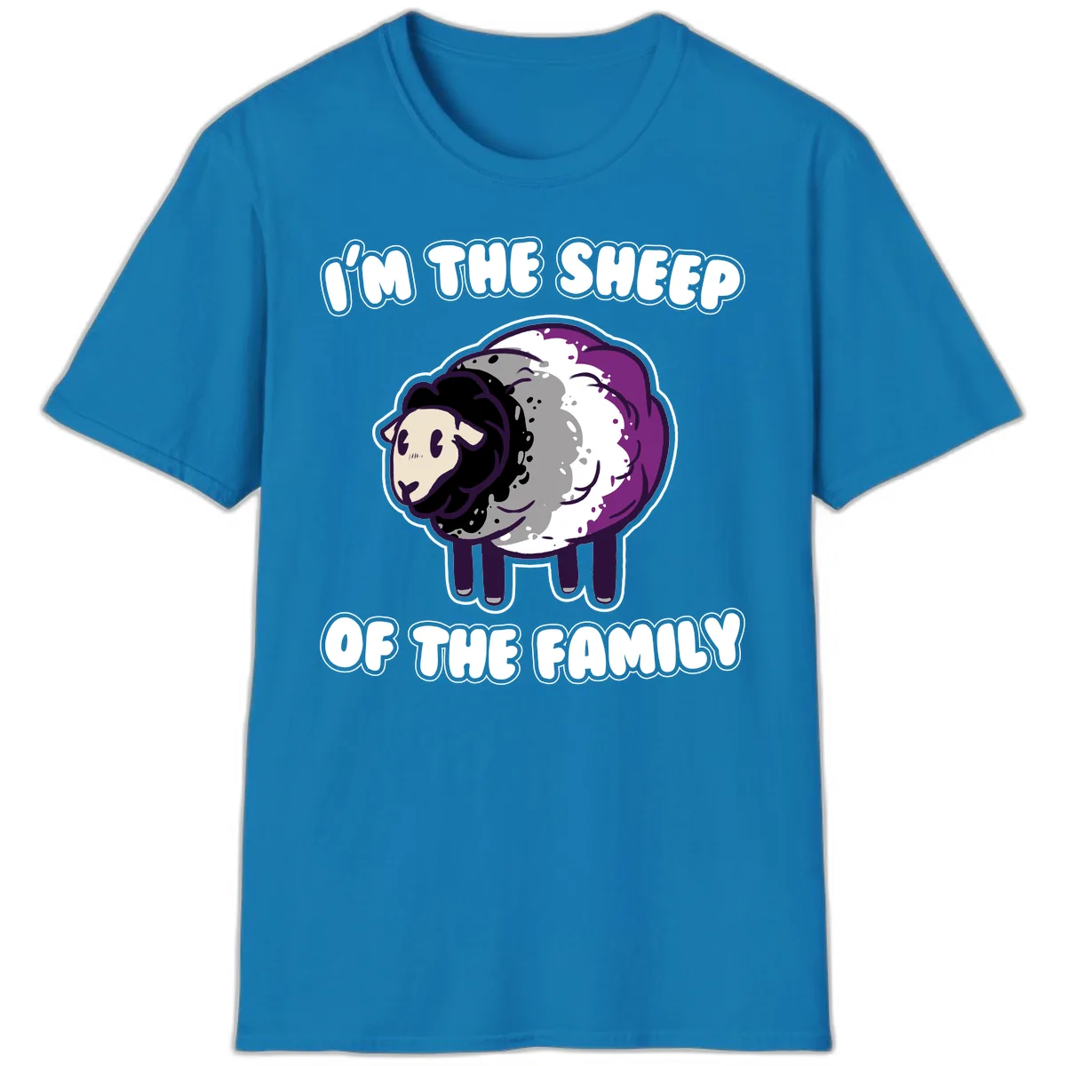 I'm The Sheep Of The Family T-Shirt in Sapphire
