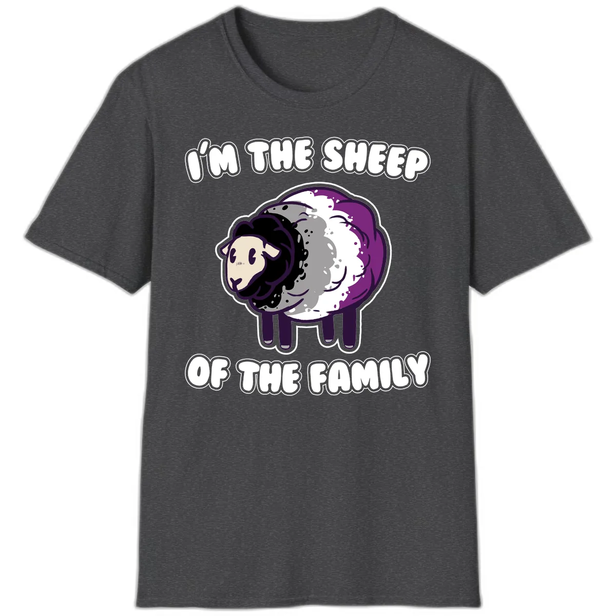 I'm The Sheep Of The Family T-Shirt in Dark Heather