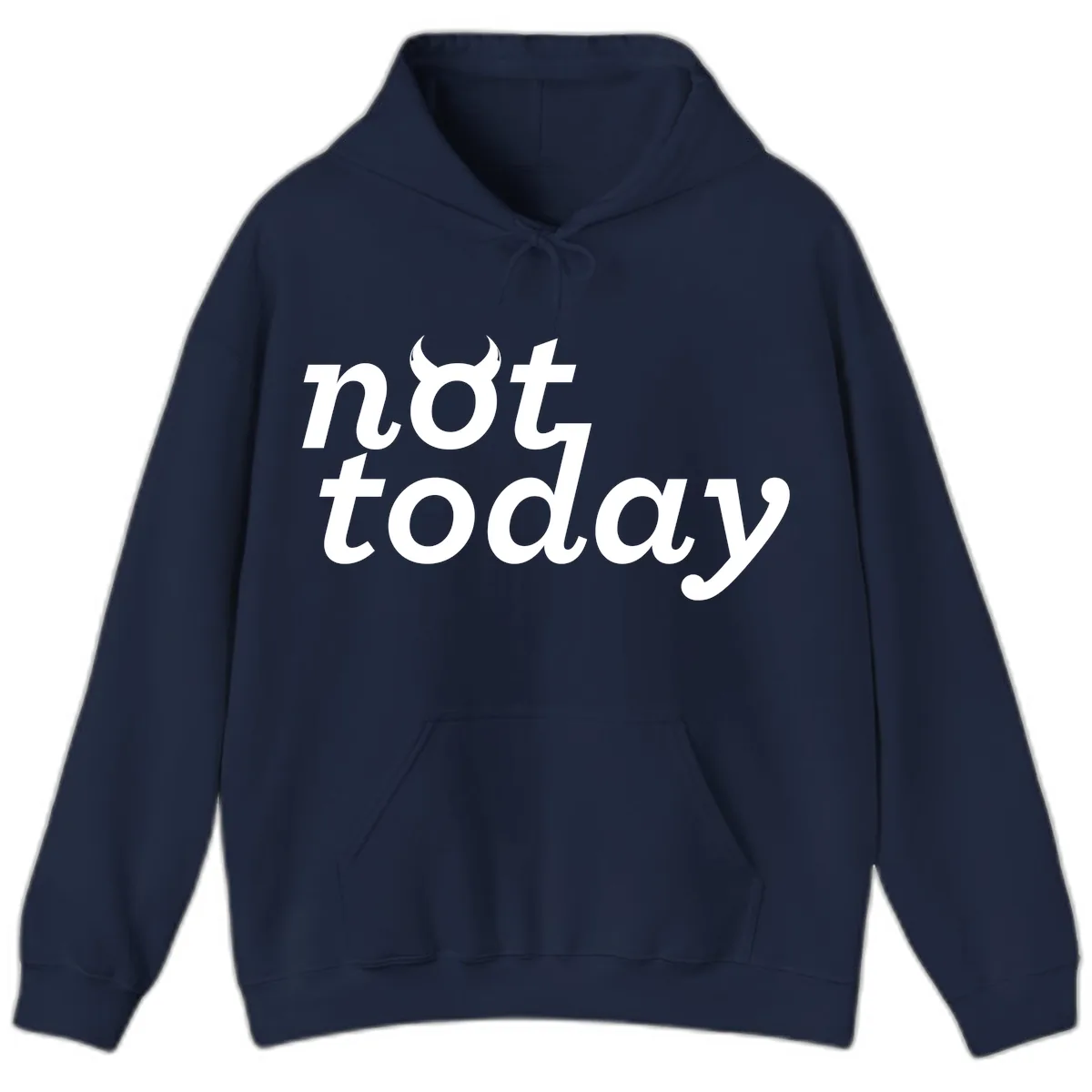 Not Toddaly Evil Hoodie in Navy
