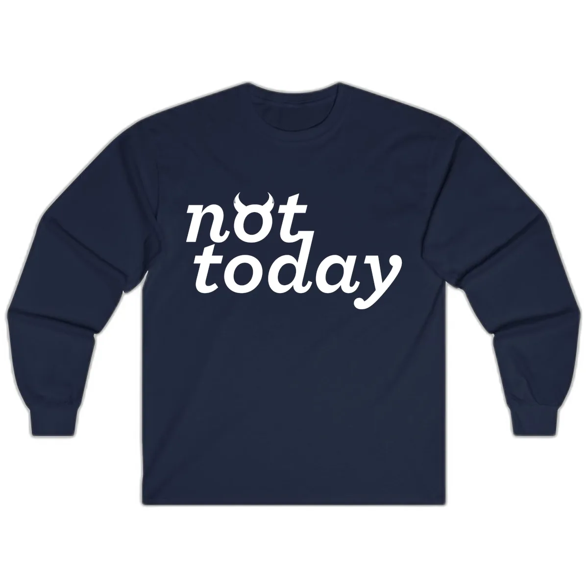 Not Toddaly Evil Long Sleeve in Navy
