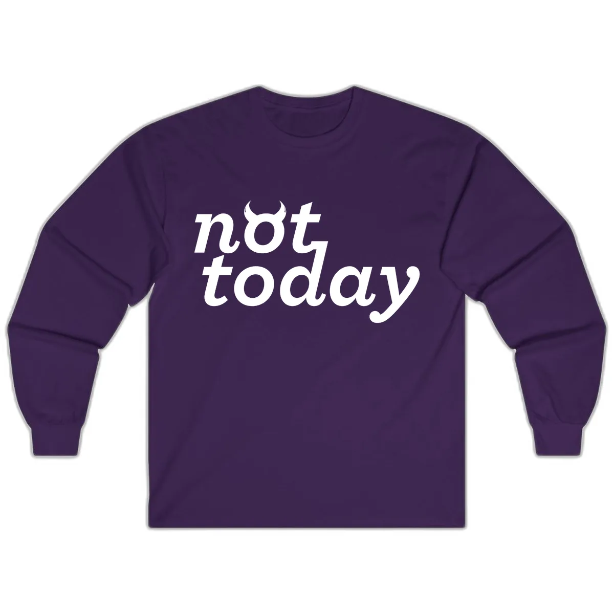 Not Toddaly Evil Long Sleeve in Purple