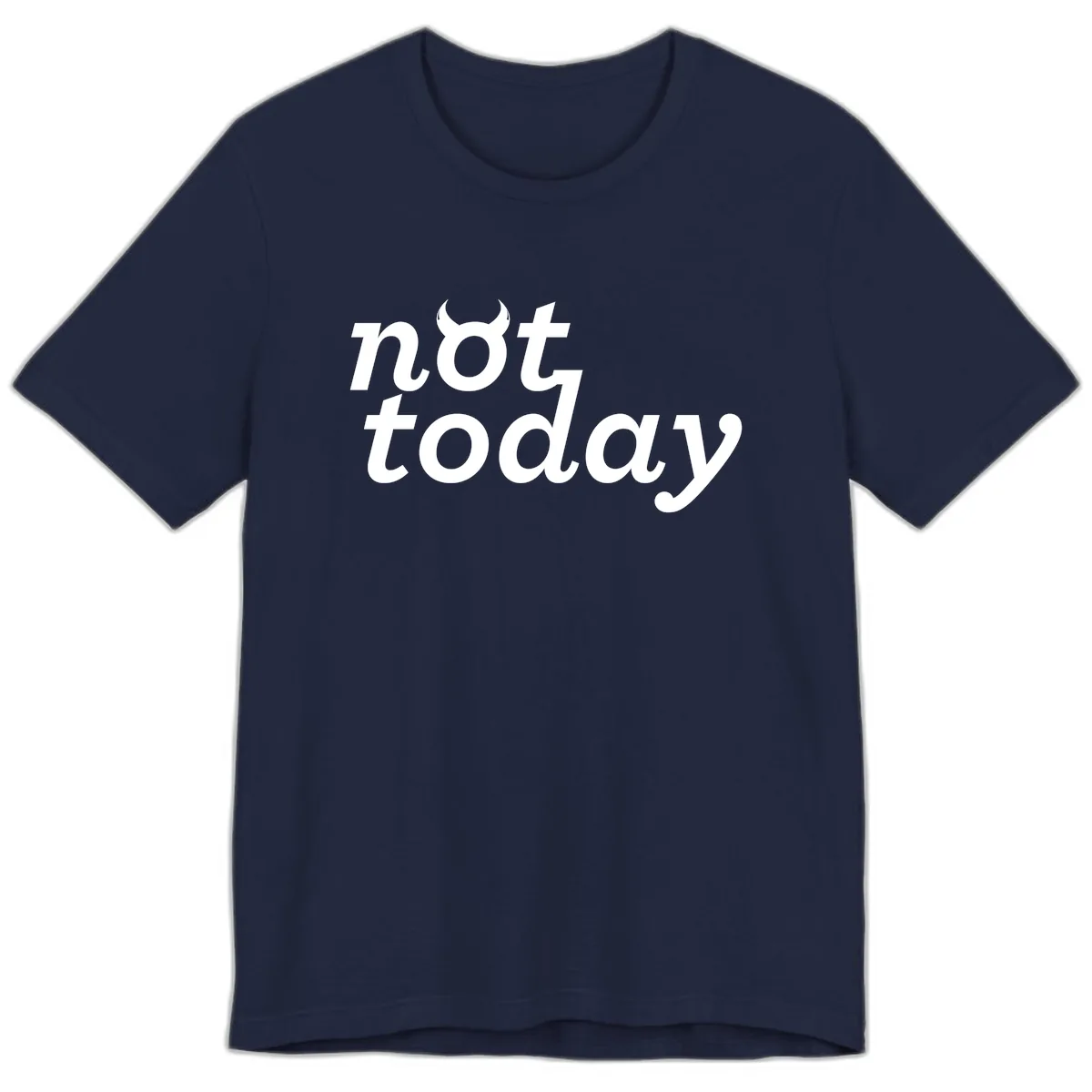 Not Toddaly Evil Premium T-Shirt in Navy