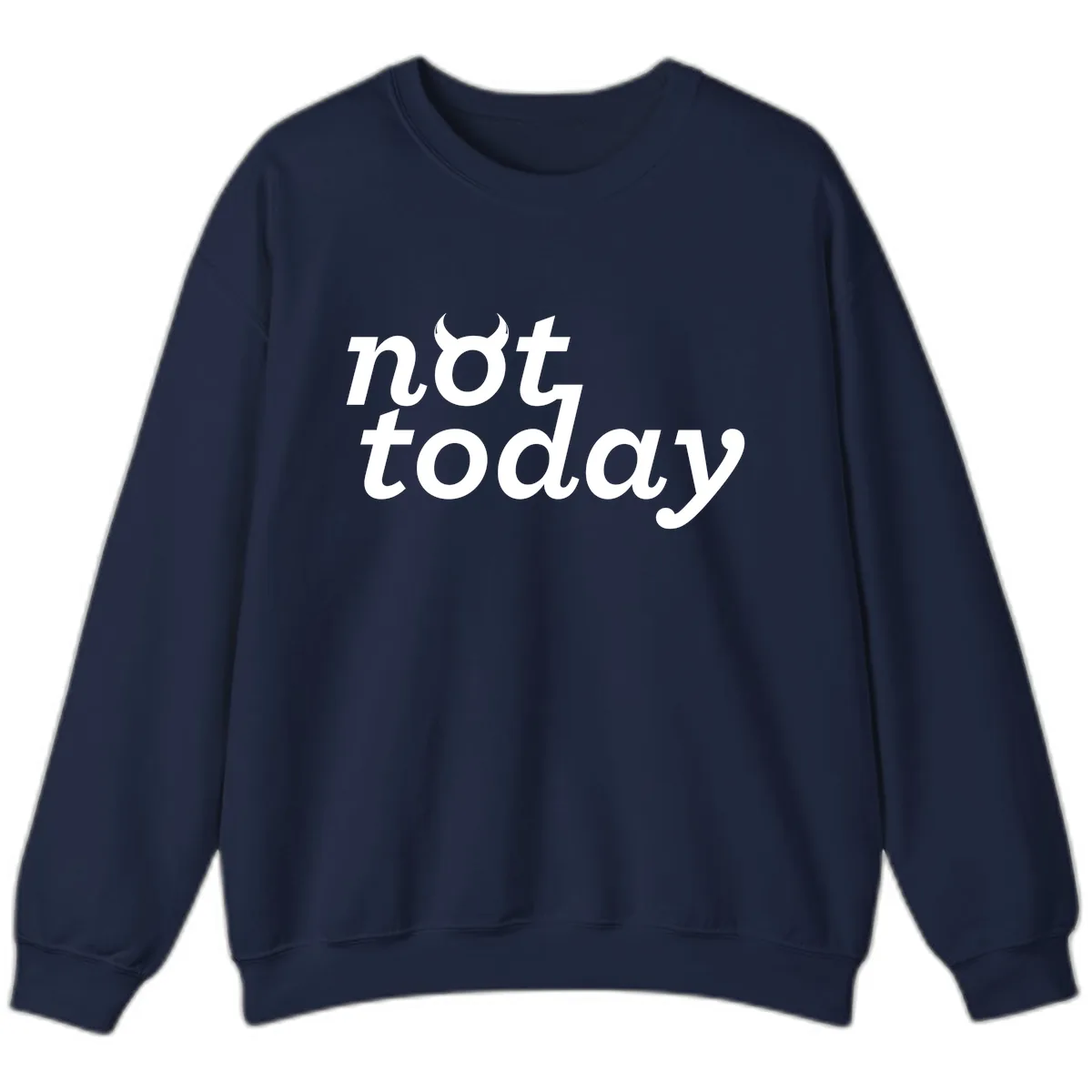 Not Toddaly Evil Sweatshirt in Navy