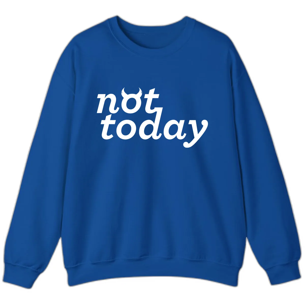 Not Toddaly Evil Sweatshirt in Royal