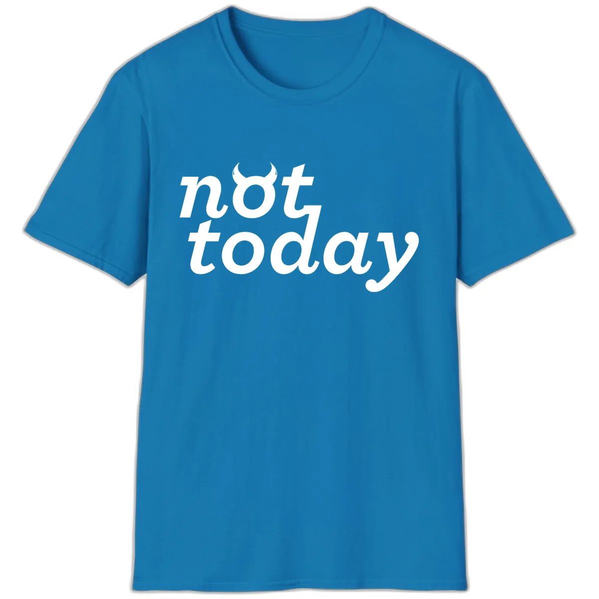 Not Toddaly Evil T-Shirt in Sapphire