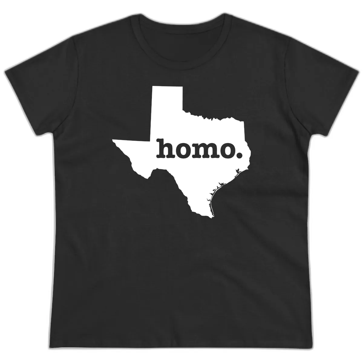 Home Sweet Texas Ladies Tee in Black