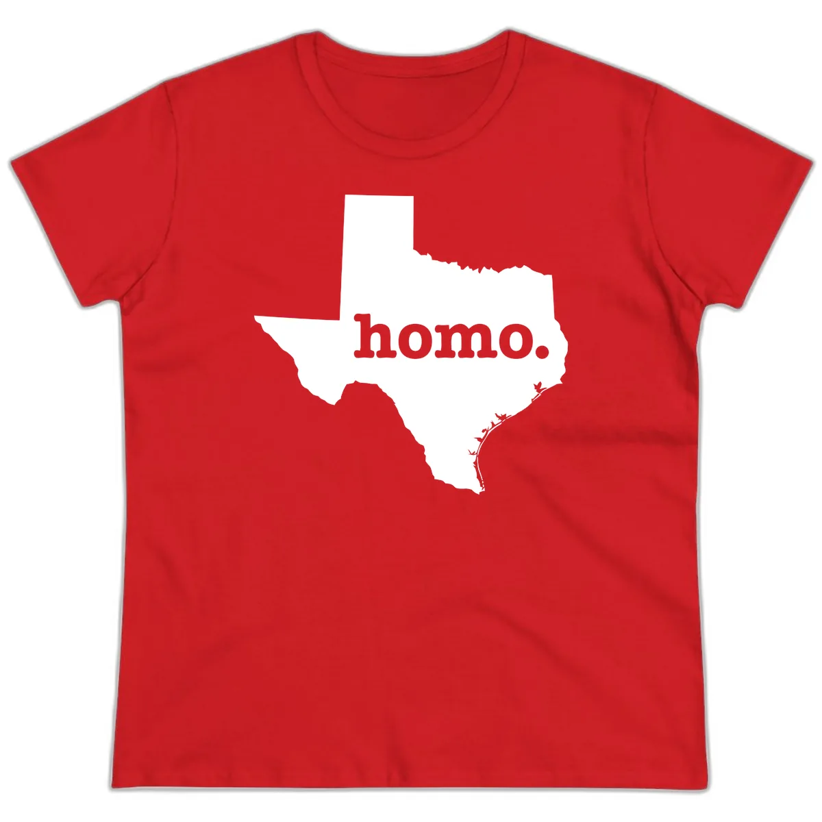 Home Sweet Texas Ladies Tee in Red