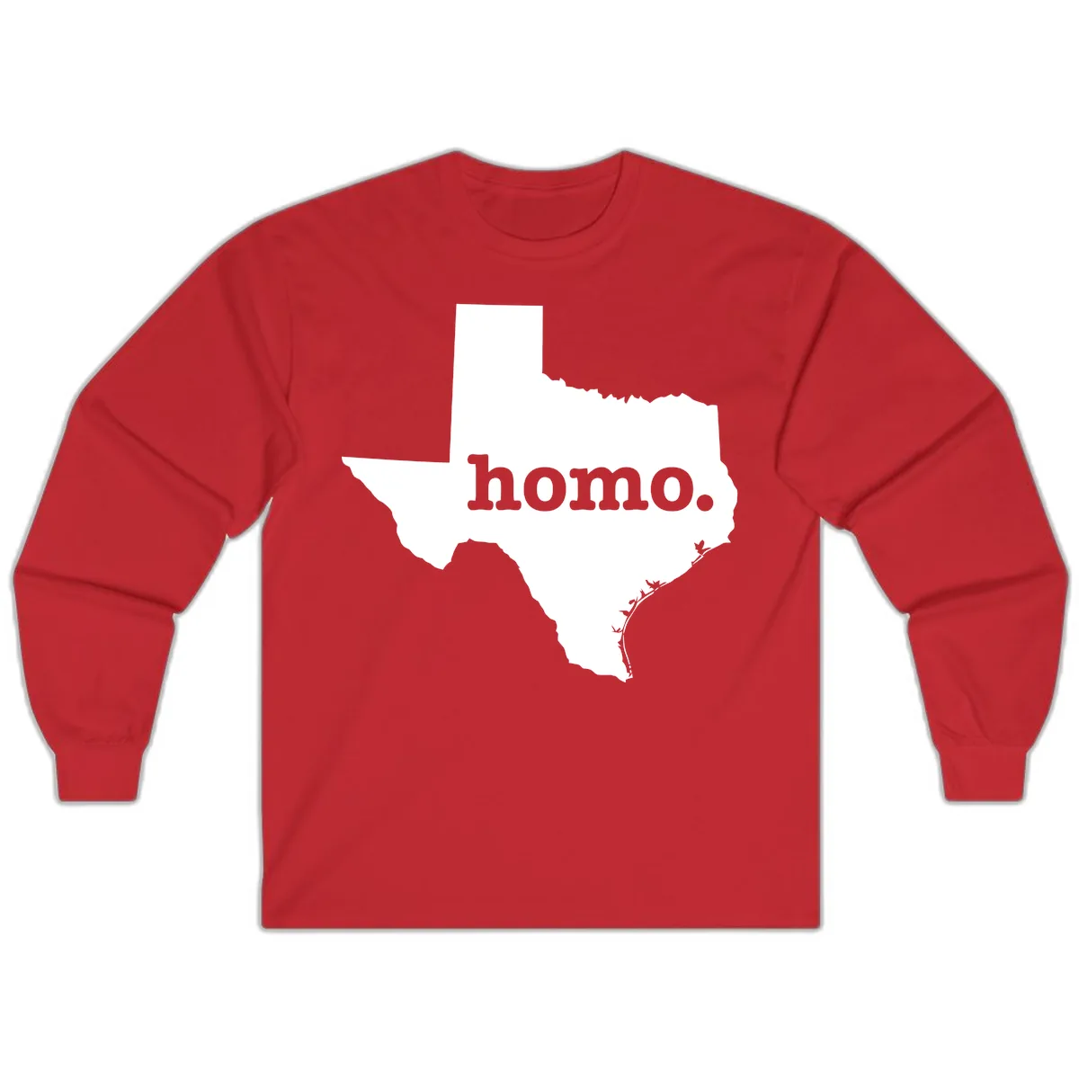 Home Sweet Texas Long Sleeve in Red