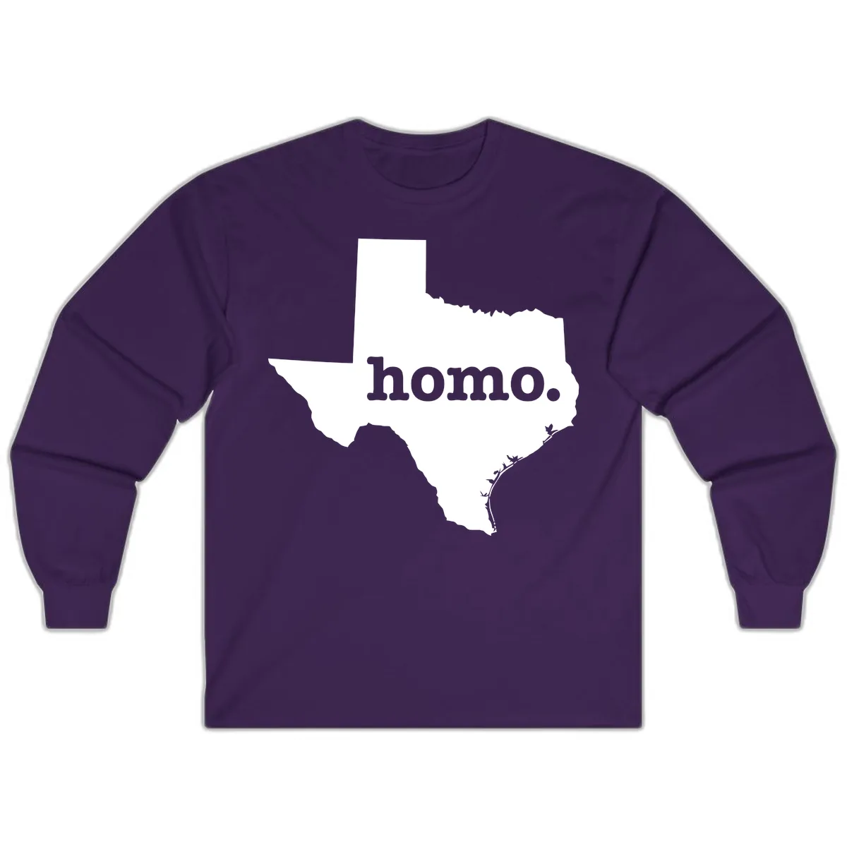 Home Sweet Texas Long Sleeve in Purple