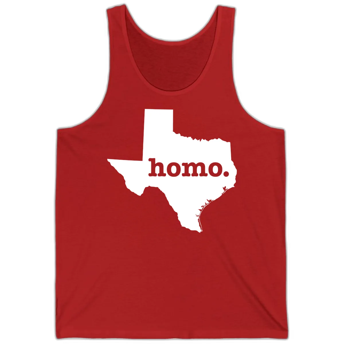 Home Sweet Texas Tank in Red