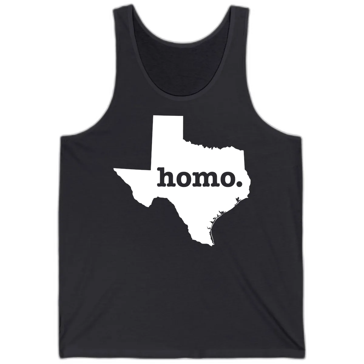 Home Sweet Texas Tank in Dark Grey