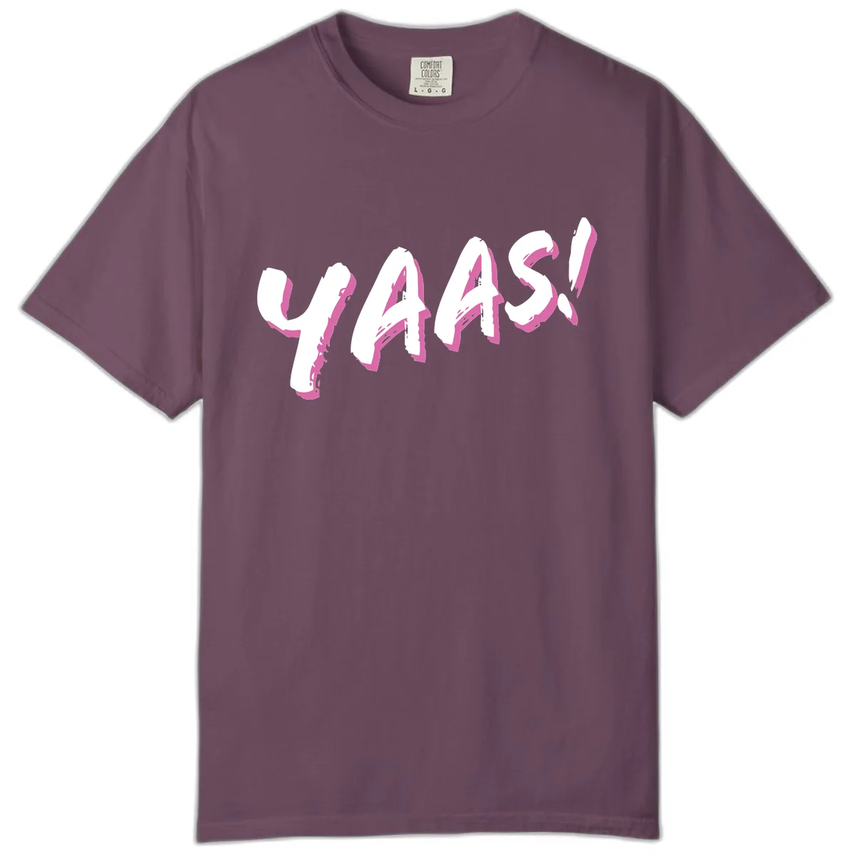 Wavy Abstract Design Comfort Color in Berry