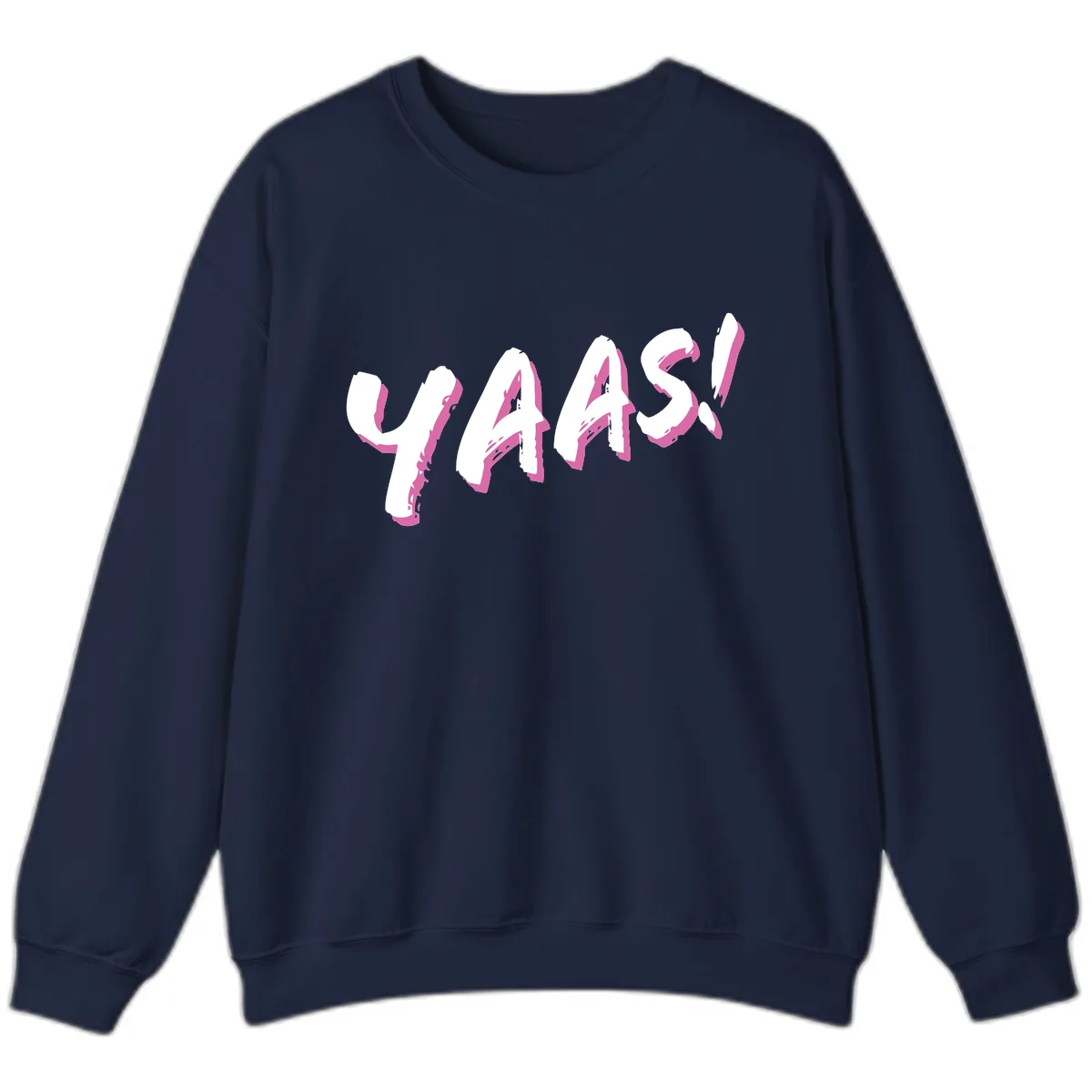Wavy Abstract Design Sweatshirt in Navy