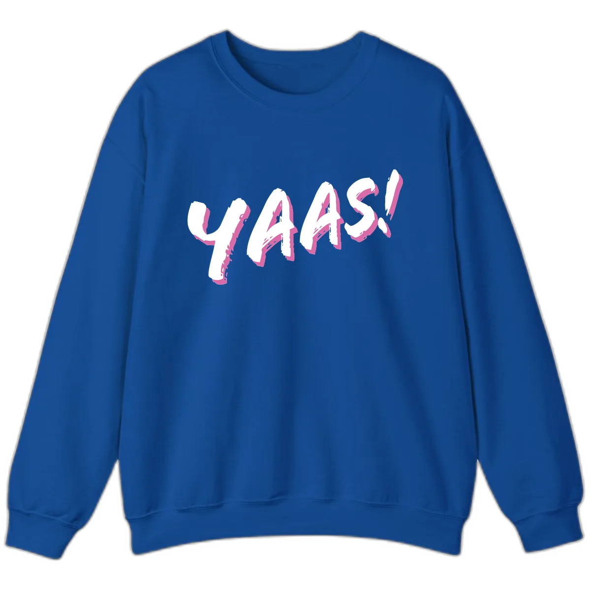 Wavy Abstract Design Sweatshirt in Royal