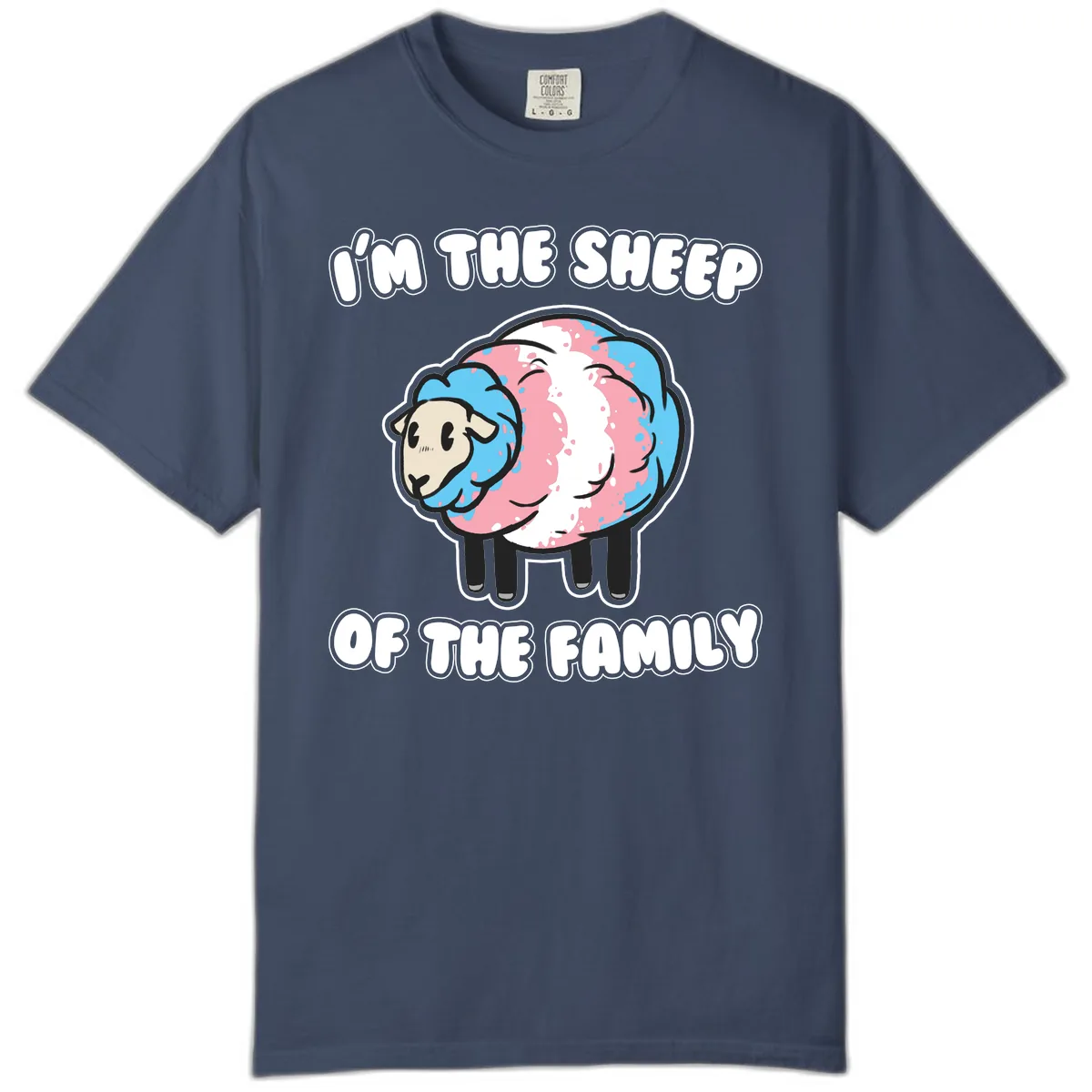 I'm The Sheep Of The Family Comfort Color in Midnight