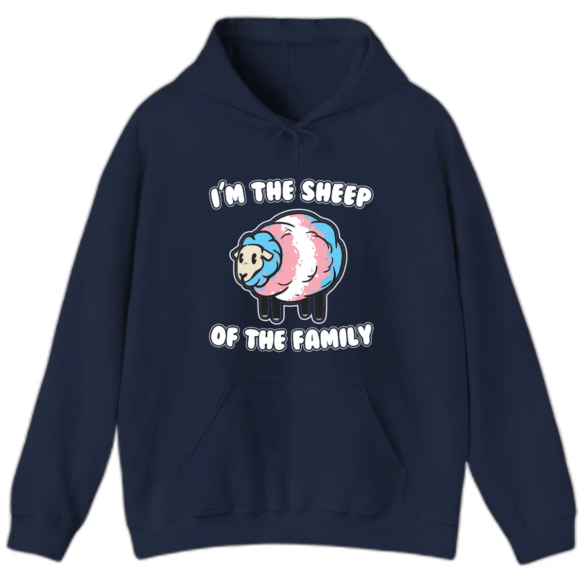 I'm The Sheep Of The Family Hoodie in Navy