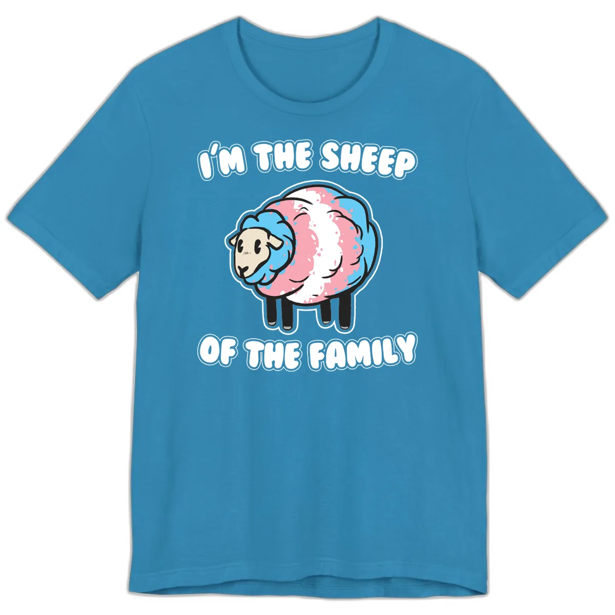 I'm The Sheep Of The Family Premium T-Shirt in Aqua