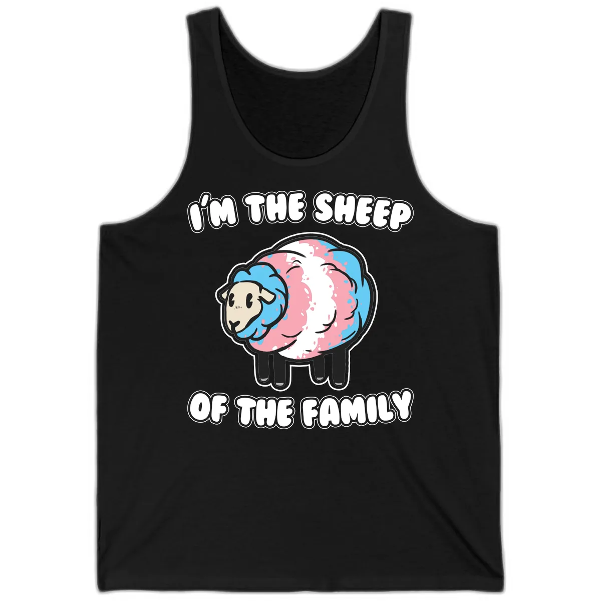 I'm The Sheep Of The Family Tank in Black
