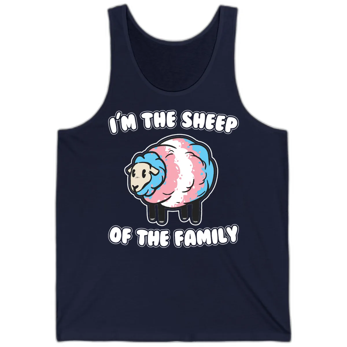 I'm The Sheep Of The Family Tank in Navy