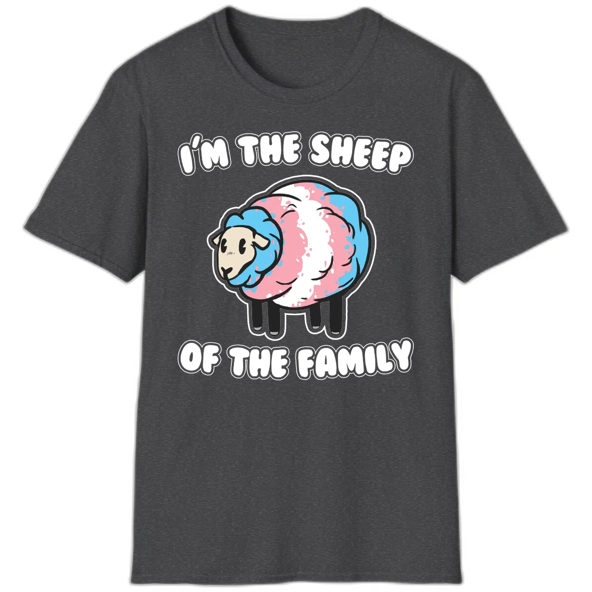 I'm The Sheep Of The Family T-Shirt in Dark Heather