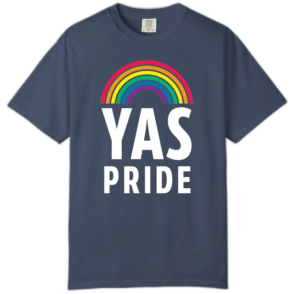 LGBTQ+ Pride Rainbow Celebration Comfort Color in Midnight
