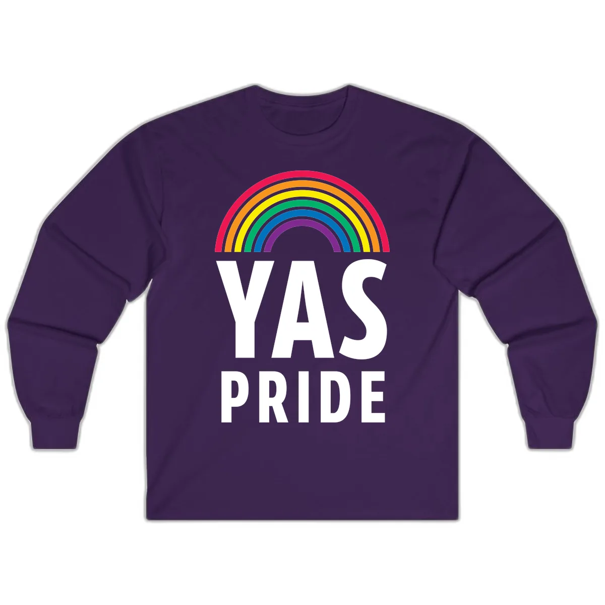 LGBTQ+ Pride Rainbow Celebration Long Sleeve in Purple