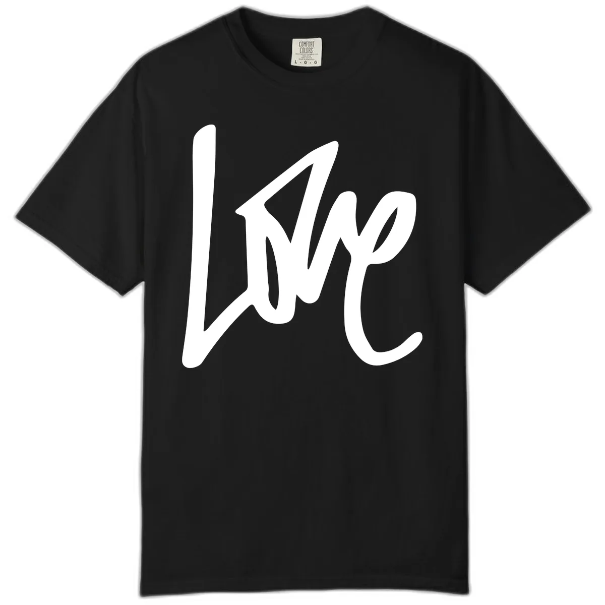 Lightning Bolt Pride Power Comfort Color in Black