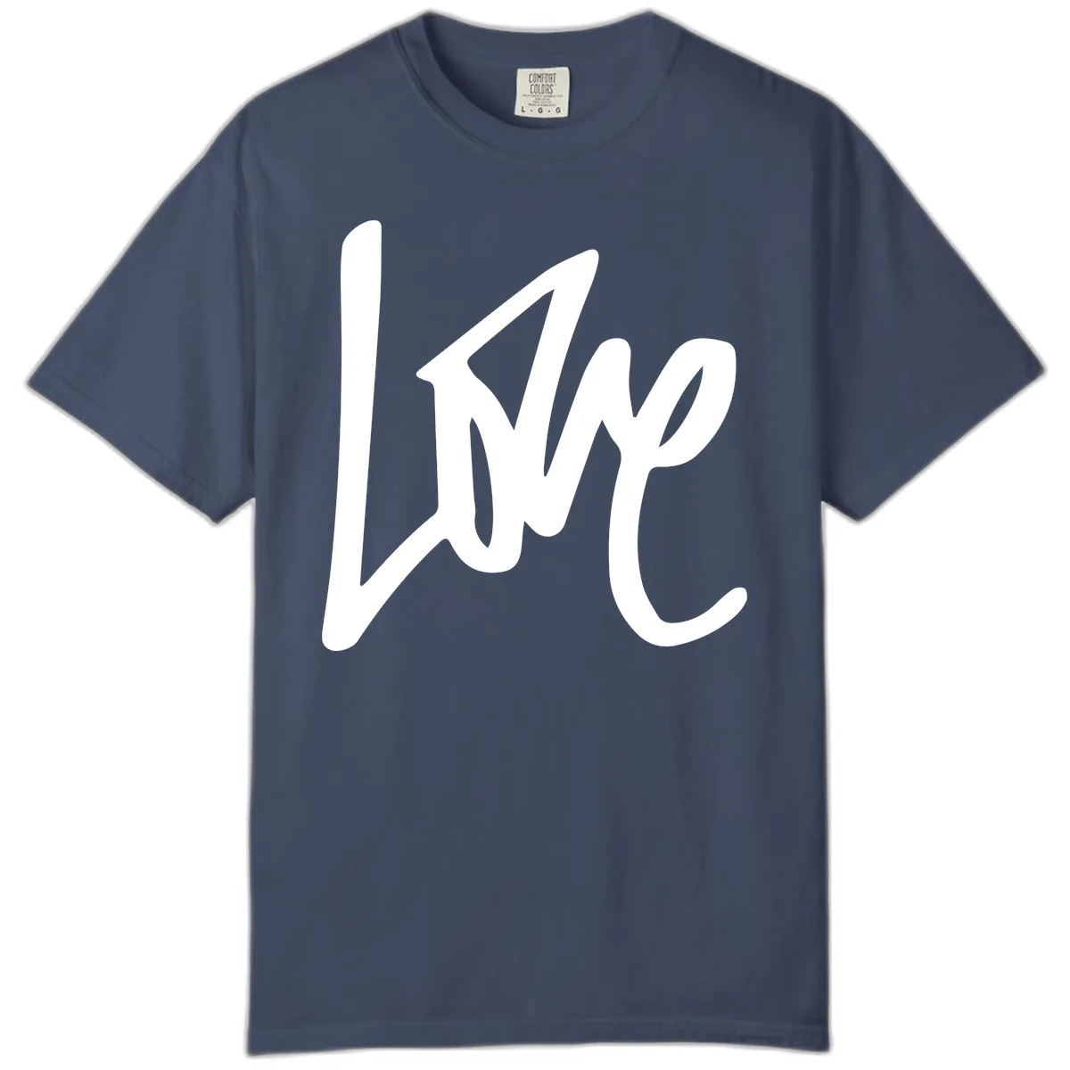 Lightning Bolt Pride Power Comfort Color in Midnight