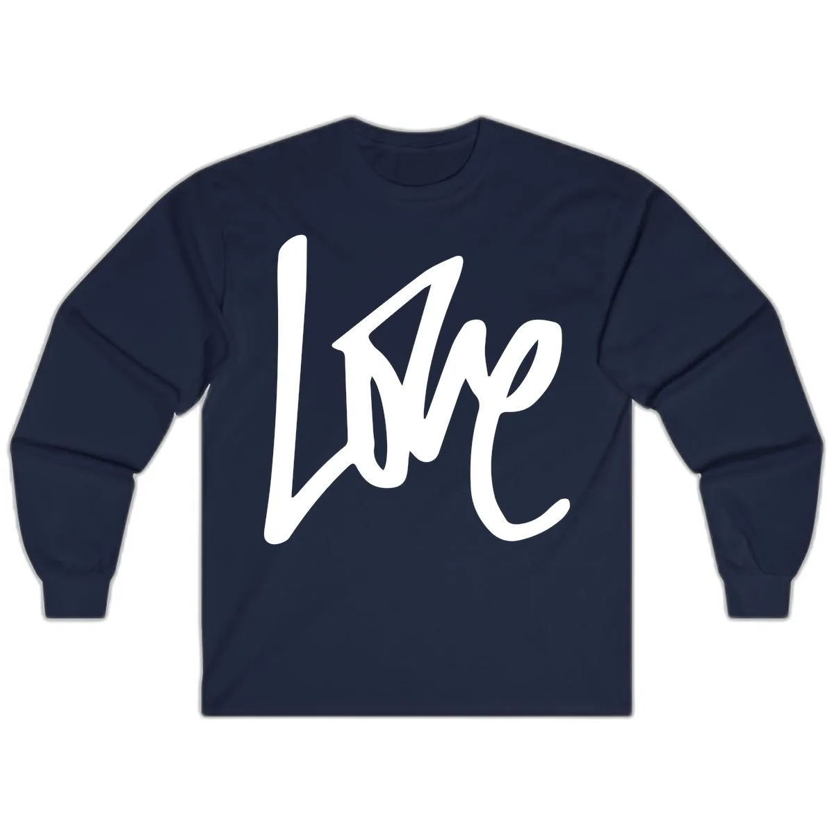 Lightning Bolt Pride Power Long Sleeve in Navy
