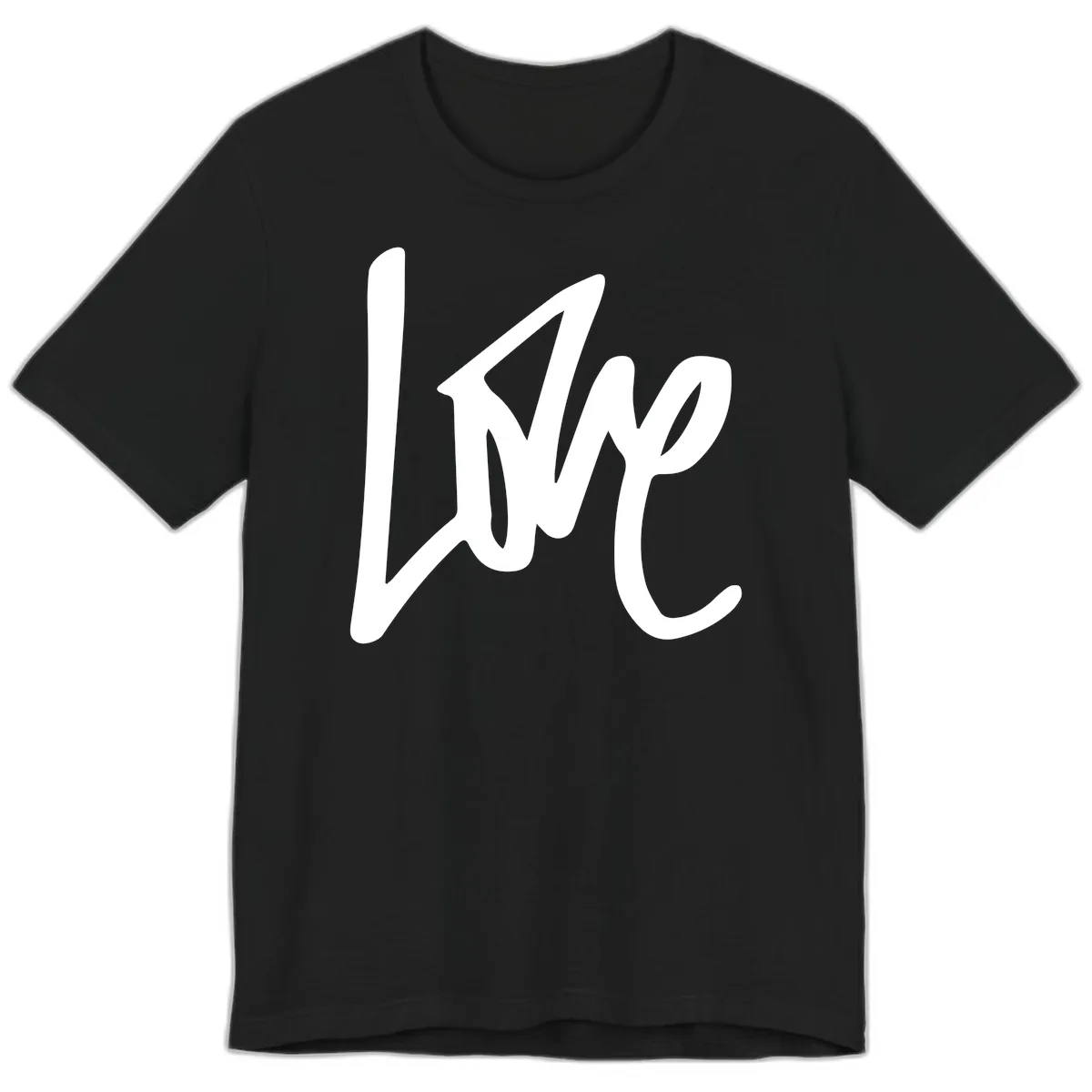 Lightning Bolt Pride Power Premium T-Shirt in Black