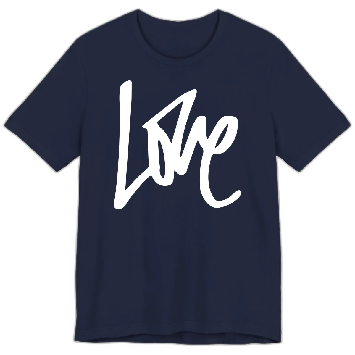 Lightning Bolt Pride Power Premium T-Shirt in Navy