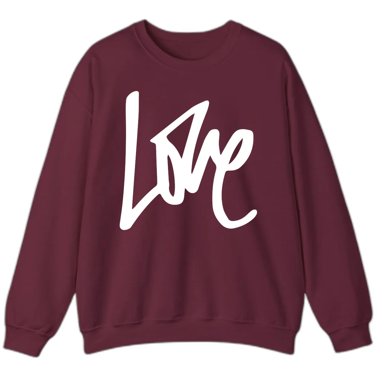 Lightning Bolt Pride Power Sweatshirt in Maroon