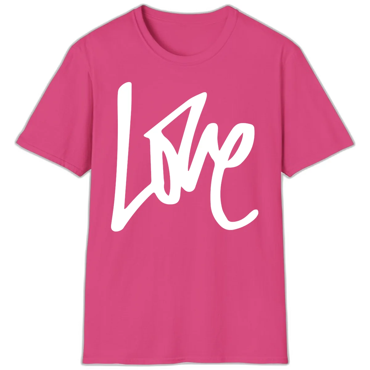 Lightning Bolt Pride Power T-Shirt in Heliconia