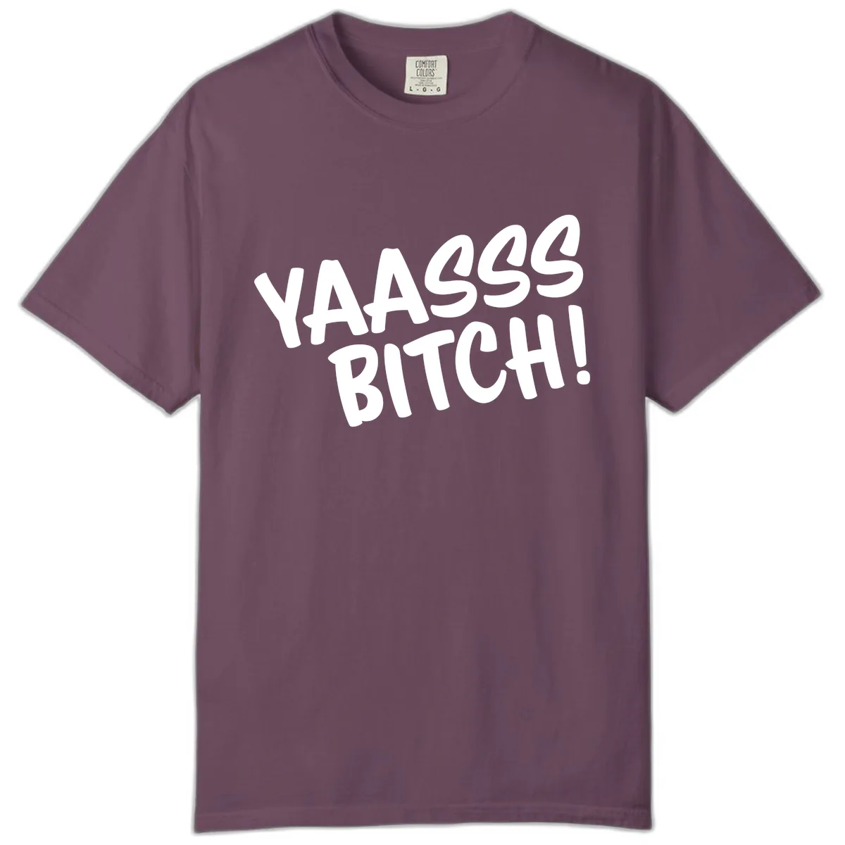 Ya455 Bitch Comfort Color in Berry