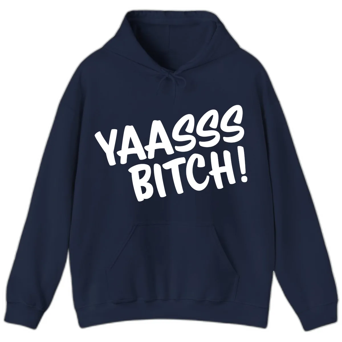 Ya455 Bitch Hoodie in Navy