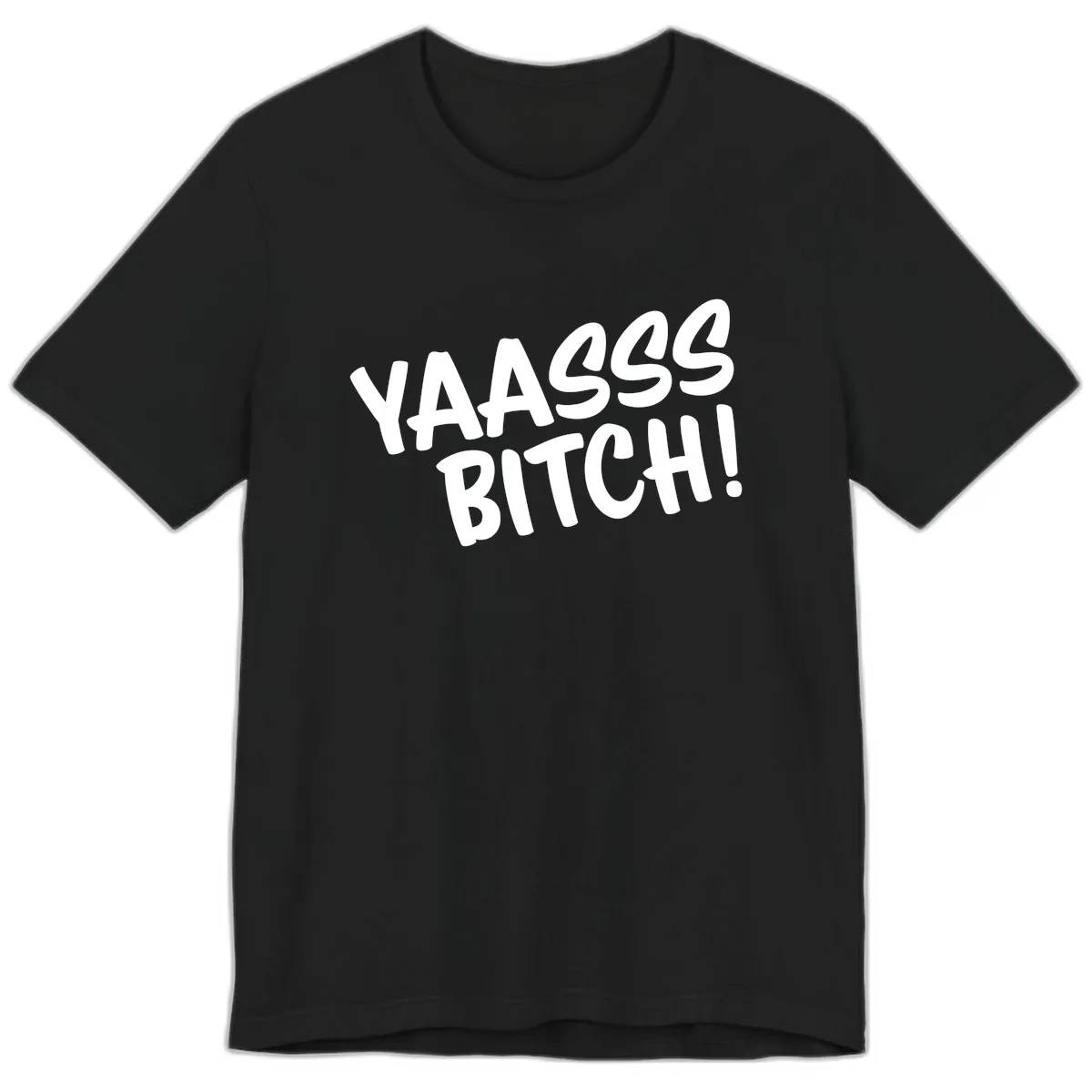 Ya455 Bitch Premium T-Shirt in Black