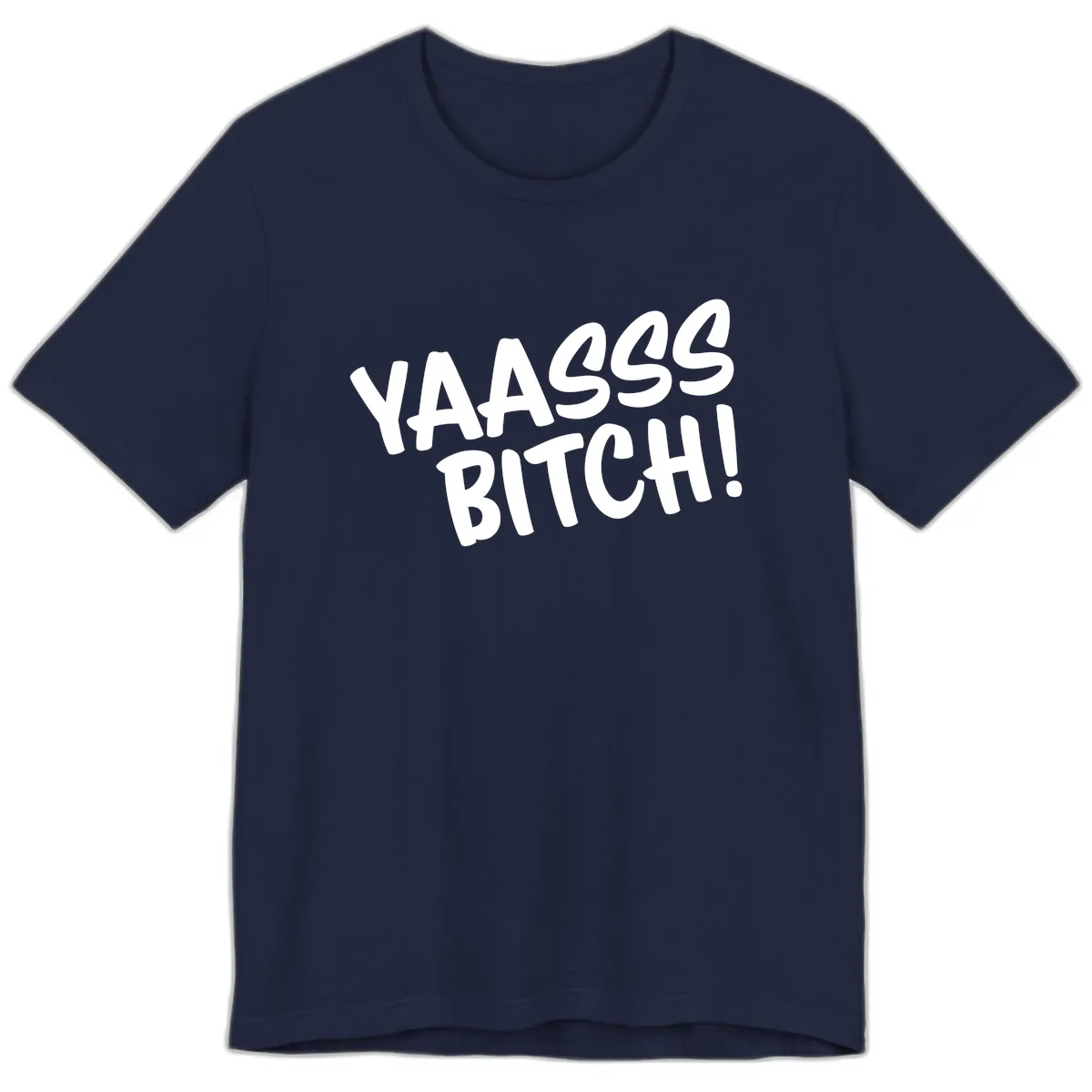 Ya455 Bitch Premium T-Shirt in Navy