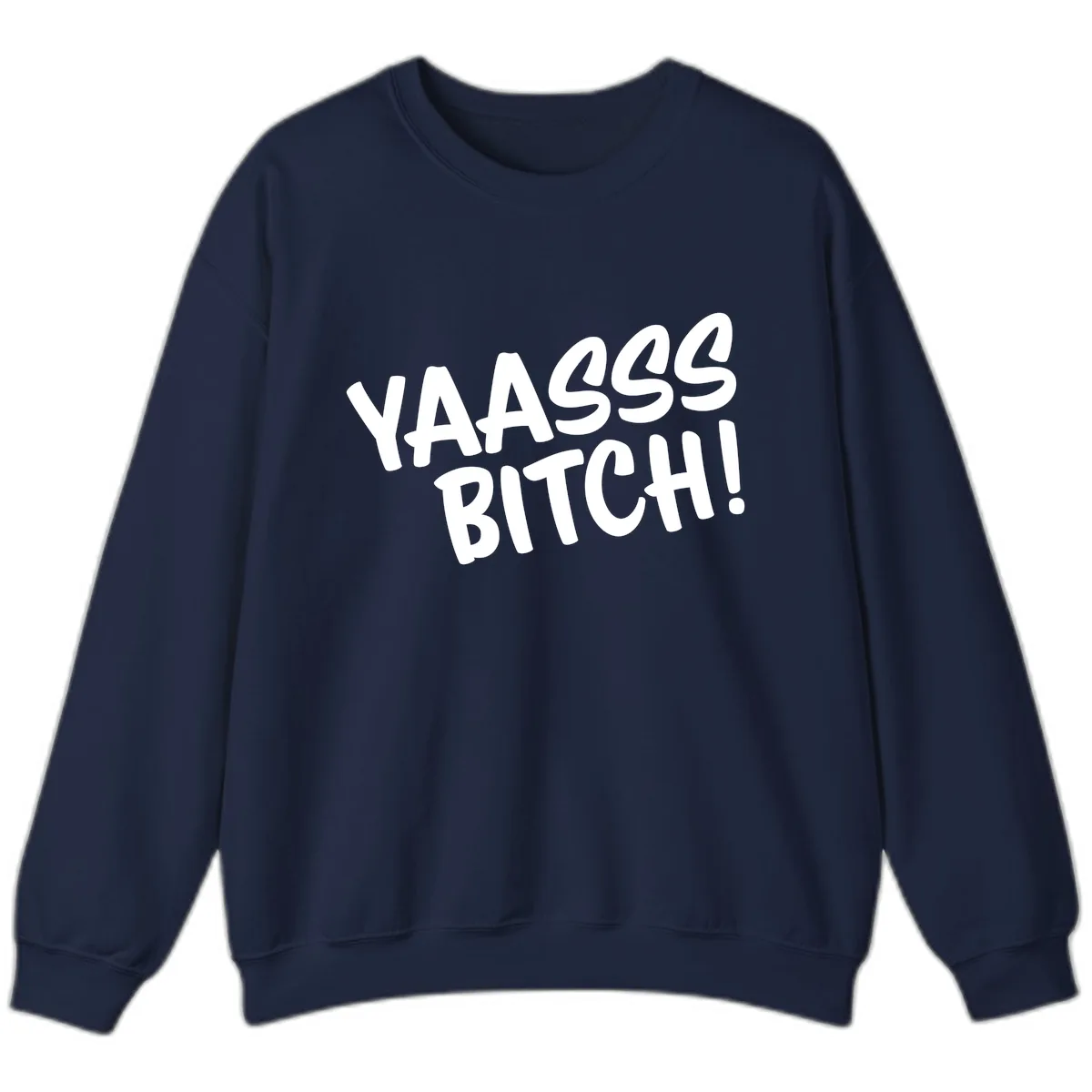 Ya455 Bitch Sweatshirt in Navy