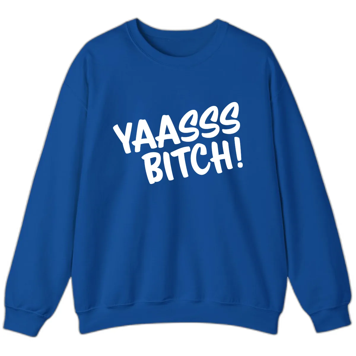 Ya455 Bitch Sweatshirt in Royal