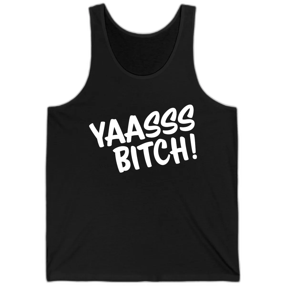 Ya455 Bitch Tank in Black