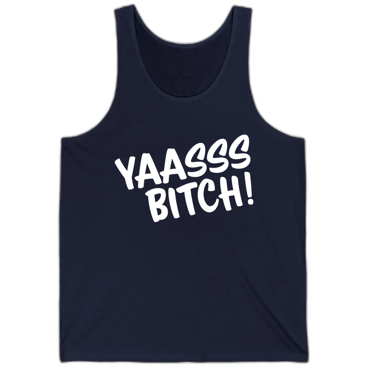 Ya455 Bitch Tank in Navy