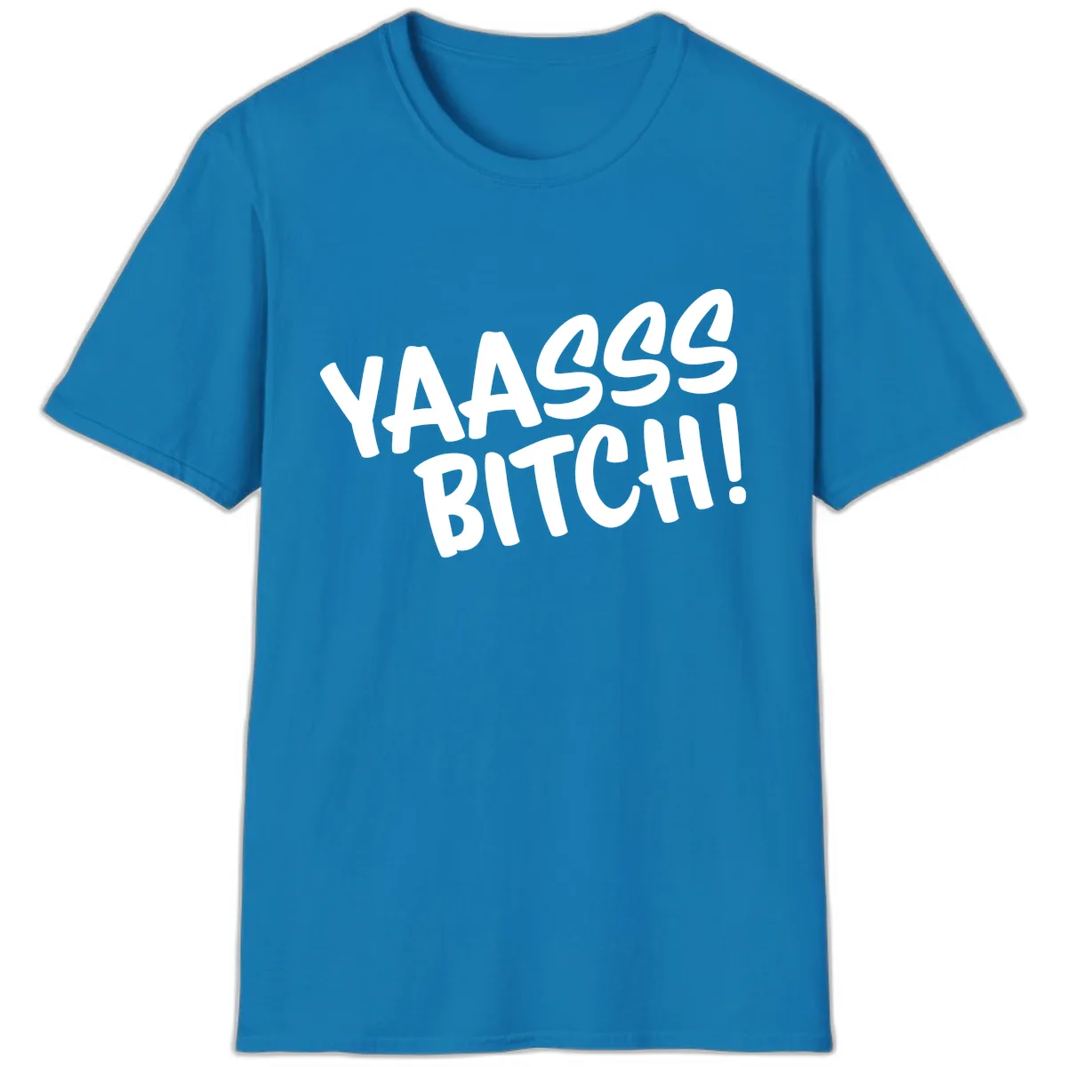 Ya455 Bitch T-Shirt in Sapphire